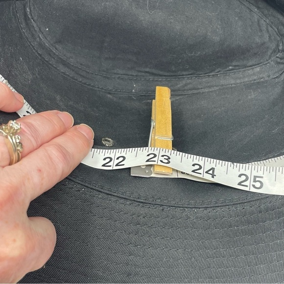 Dorfman Pacific Structured Black Cotton Hat – Size Large - Picture 7 of 7